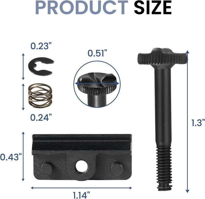 ETZ Store 69164 TLR Clamp Assembly Replacement, Earless Screw Kit Fit for Streamlight Flashlights TLR-1, TLR-2,TLR1 HL, Includes Wave Spring, Clamp & Clamp Screw - Image 2
